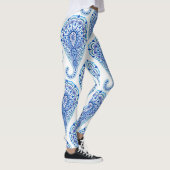 Boho Chic Paisley Naadloos Oriental Leggings (Rechts)