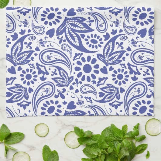 Boho Chic  Paisley Pattern Theedoek (Gevouwen)