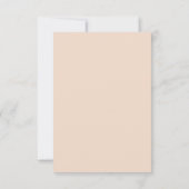 Boho Chic Pampas Grass Gold Lijst Baby Sprinkle Kaart (Achterkant)