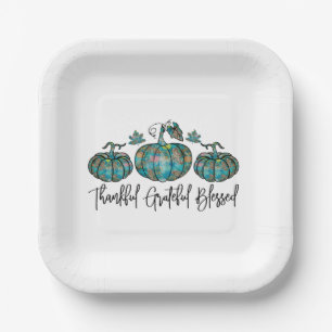 Boho Chic Pumpkin Papieren Bordje