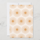 Boho Chic Ray of Sunshine Eerste Verjaardag Kaart (Achterkant)