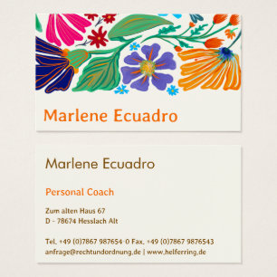 Boho Chic Rétro Fleur Motif Artisanal