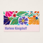 Boho Chic Rétro Fleur Motif Artisanal   (Devant)