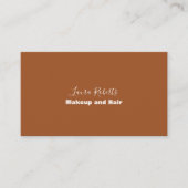 Boho Chic Retro Floral Visitekaartje (Voorkant)