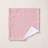 Boho Chic Rose Couleur Uni (Gant de toilette)