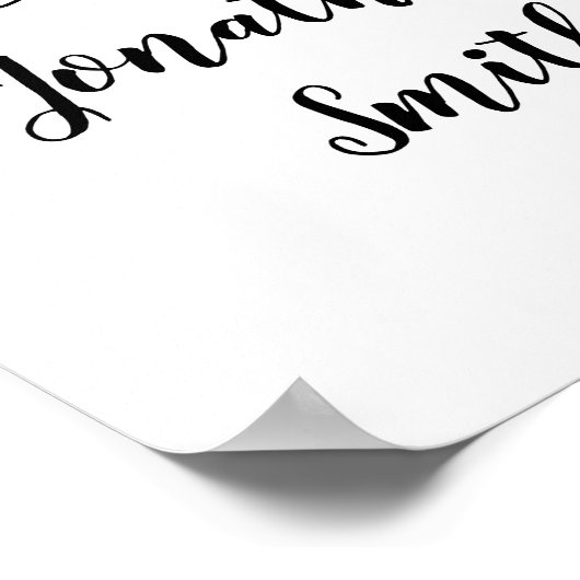 Boho chic roze poster (Hoek)