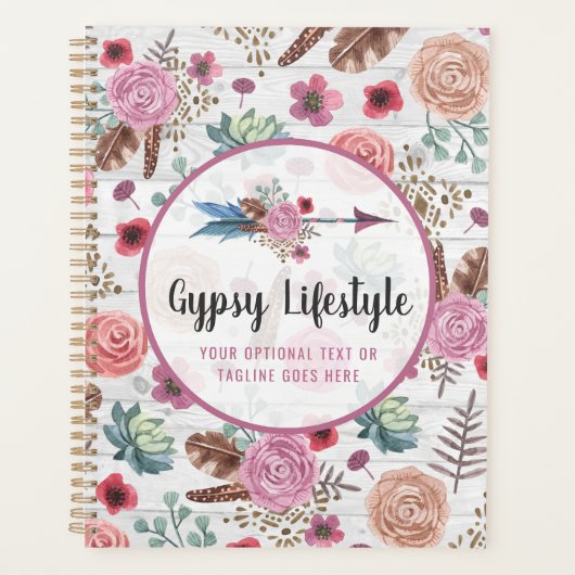 Boho Chic Rustique Plumes Arrière Bohème (Devant)