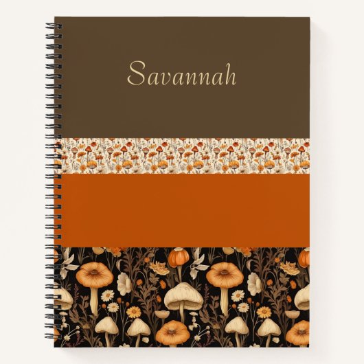 Boho-Chic Sage/Orange Bullet Journal (Devant)