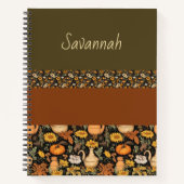 Boho-Chic Sage & Rust Bullet Journal (Devant)