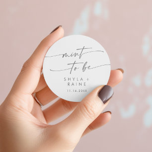 Boho Chic Silver Grey Mint om favoriete Sticker te