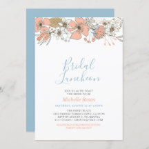 Boho Chic Spring Floral Bridal Luncheon Shower IV