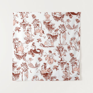 Boho Chic Sterrenbeeld Toile Patroon Astrologie Ca Wandkleed