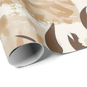 Boho Chic Tiger Print Design Cadeaupapier (Rol Hoek)