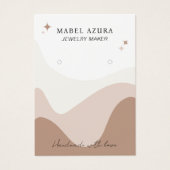 Boho chic ton de terre Bijouterie fabricant de log (Devant)