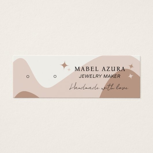 Boho chic ton de terre Bijouterie fabricant de log (Devant)