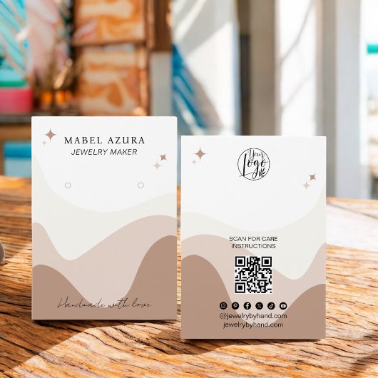 Boho chic ton de terre Bijouterie fabricant de log