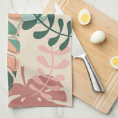 Boho Chic Tropical Monstera Plante Serviettes de c (Quart Plié)