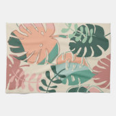 Boho Chic Tropical Monstera Plante Serviettes de c (Horizontal)