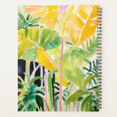 Boho Chic Vert Feuillage Tropical Botanique (Dos)