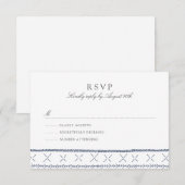 Boho Chic Wedding RSVP (Devant / Derrière)