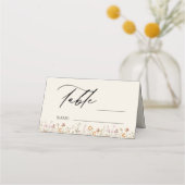 Boho Chic Wildflower Tafelnummer (Voorkant)