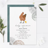 Boho Chicken Mama Baby shower Invitation