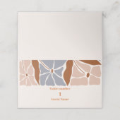 Boho chique retro bloemenbruiloft (Buitenkant ongevouwen)