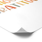 Boho Choose gratitude Poster (Coin)