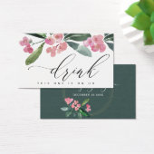 BOHO CHRIST ROSE THORE BLOOM MARIAGE BILLET À BOIR (Bureau)