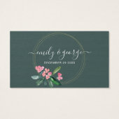 BOHO CHRIST ROSE THORE BLOOM MARIAGE BILLET À BOIR (Dos)