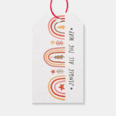 Boho Christmas Gift Label Cadeaulabel (Voorkant)