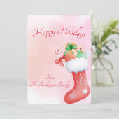 BOHO CHRISTMAS GREETING CARTE (Debout devant)