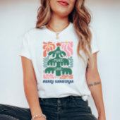 Boho Christmas Joy Peace Love T-shirt