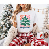 Boho Christmas Joy Peace Love T-shirt