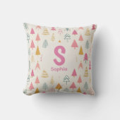 Boho Christmas Tree coussin - Custom Name cadeau (Recto)