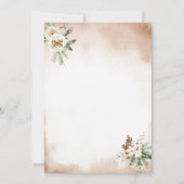 Boho Christmas Twin Babykleding Baby shower Kaart (Achterkant)