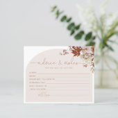 Boho chute conseil et souhaite carte de douche de (Debout devant)