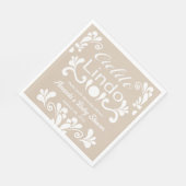 Boho Cielito Lindo Mexicaans Baby shower Servet (Hoek)