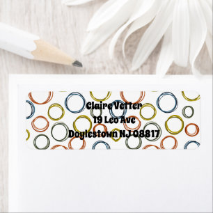 Boho Circles Etiket