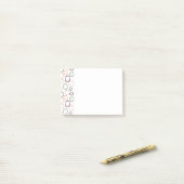 Boho Circles Post-it® Notes (Op bureau)