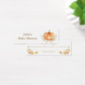 Boho Citrouille Automne Automne Baby shower Diaper (Bureau)