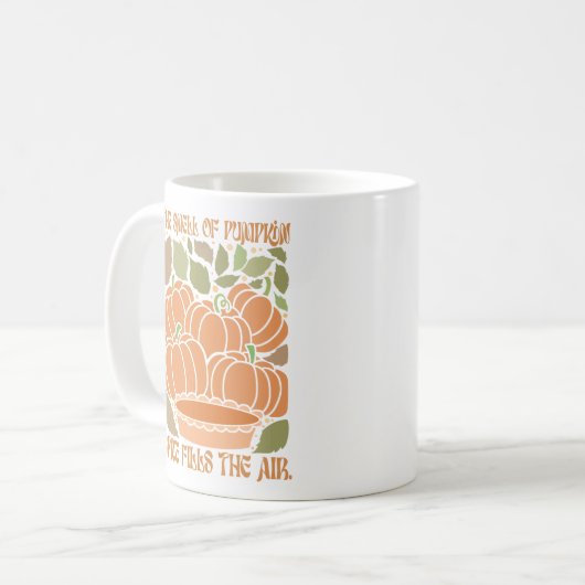 Boho Citrouille Spice Coffee Mug (Devant gauche)