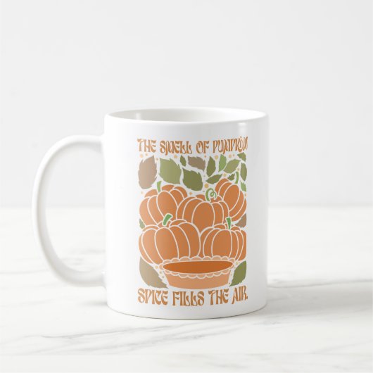 Boho Citrouille Spice Coffee Mug (Gauche)