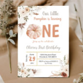 Boho Citrouille Turin Une invitation Anniversaire