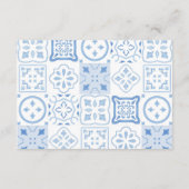 Boho Citrus Kriebeldans Trouw Bruiloft Details Informatiekaartje (Achterkant)