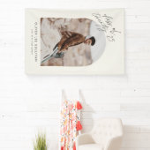 Boho Class of 2025 Arch Photo Afstuderen Spandoek (Insitu)