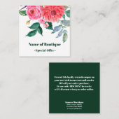 Boho Classy Spring bloom Boutique korting Coupon (Voorkant / Achterkant)