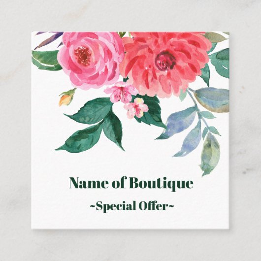 Boho Classy Spring bloom Boutique korting Coupon (Voorkant)