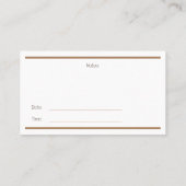 Boho Clips Visitekaartje (Achterkant)