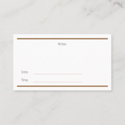 Boho Clips Visitekaartje (Achterkant)